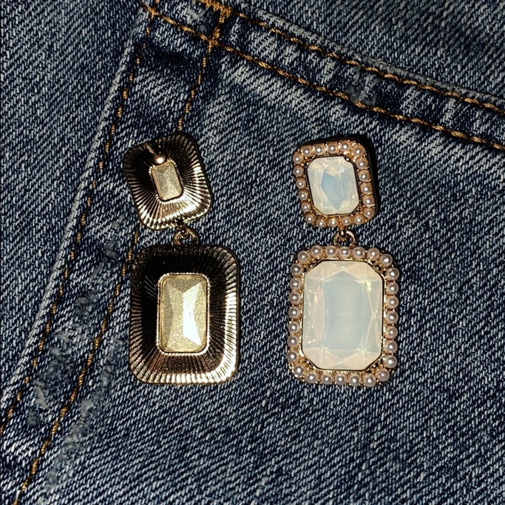 Pearl and gold earrings - Picture 2 of 2